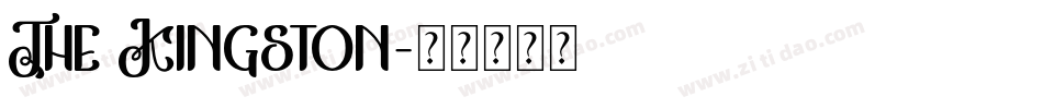 The Kingston字体转换